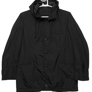 AW16 Yohji Yamamoto hoodie signature jacket men Japan brand black colour size 3