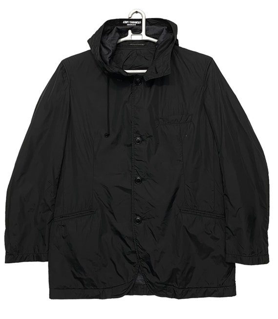 AW16 Yohji Yamamoto Hoodie Signature Jacket Men Japan Brand