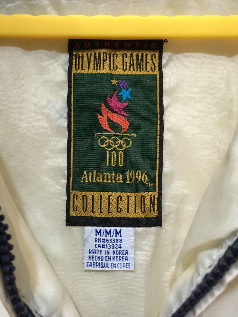 90s Vintage Olympic Atlanta 1996 USA team Winbreaker jacket M size