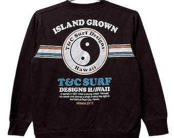 Vintage 80s T&C Hawaii Surf Big Logo Pullover Sweatshirt Crewneck 