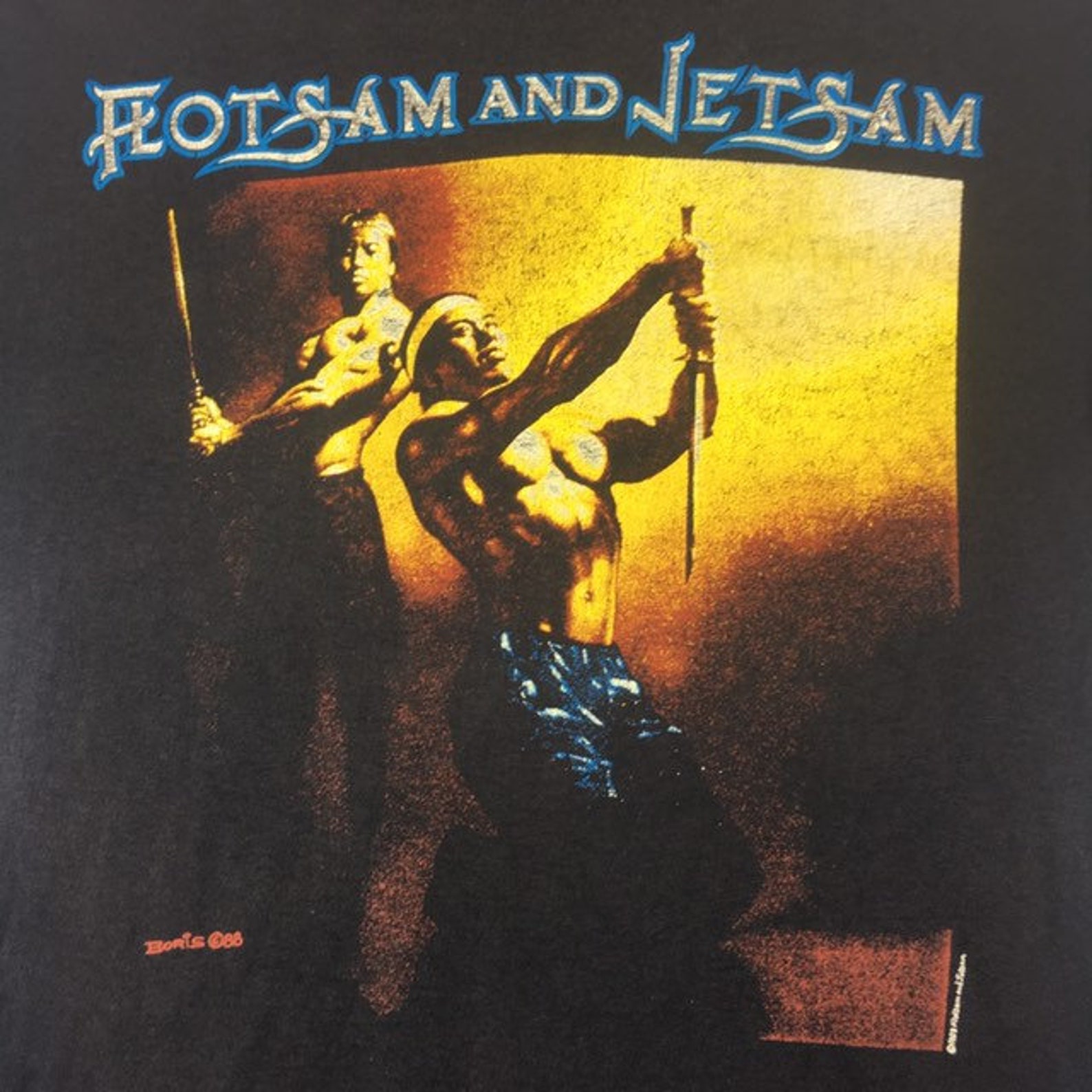 80s Flotsam and Jetsam T Shirt/ Vintage Metal Band Shirt/ No Etsy