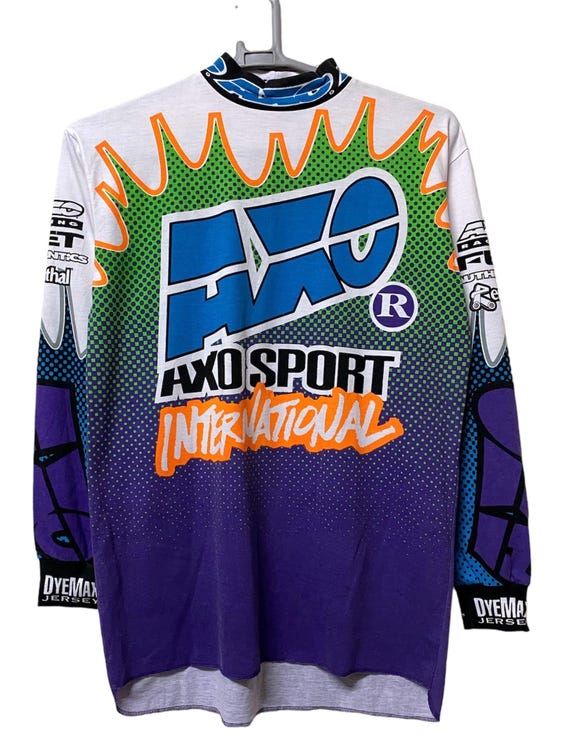 ヴィンテージ AXO スポーツ レーシング チーム シャツ ヴィンテージ AXO スポーツ レーシング チーム シャツ