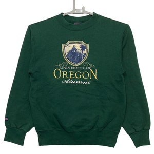 Vintage State of Oregon by Jansport Big Logo Half Zipper