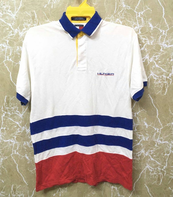 Vintage 90s Tommy Hilfiger Men Shirt White Colour Size - Etsy