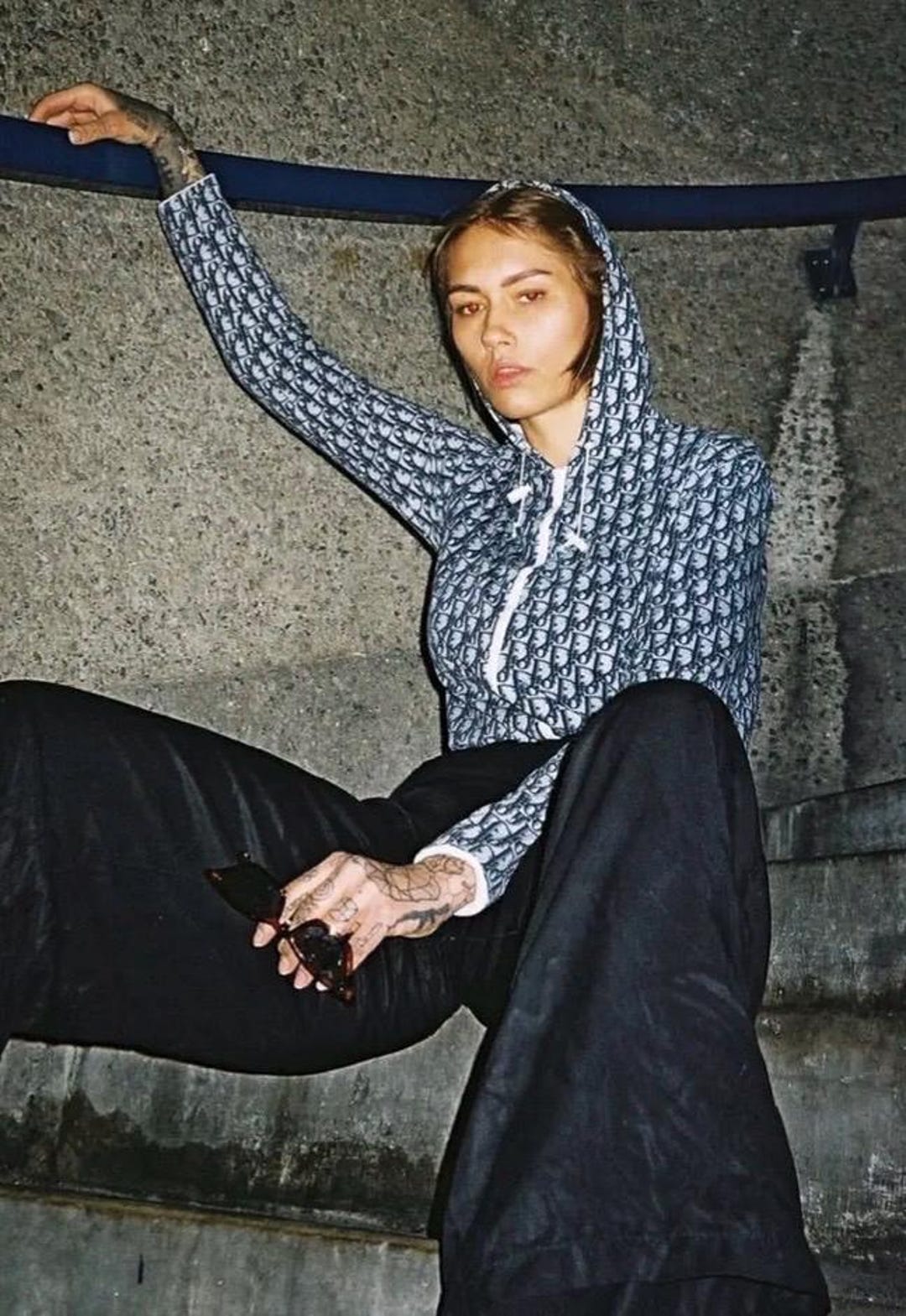 Embroidered Sweatshirt Dior Safety Pin Sweater Judy Blame X Dior