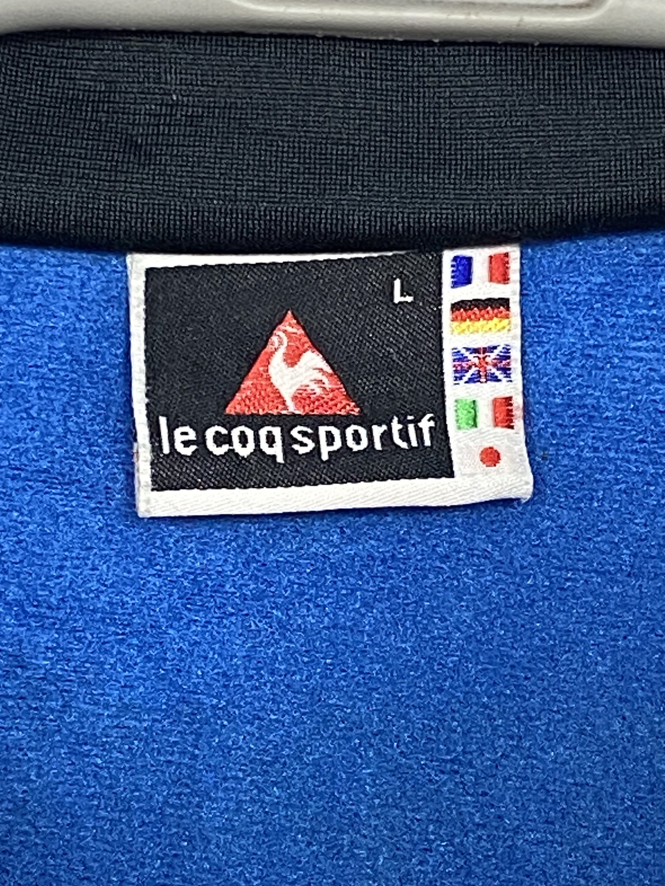 Vintage Lecoqsportif Tennis Tracktop Full Zipper Jacket Colour