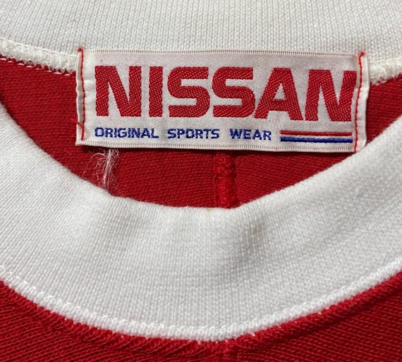 Very Rare Vintage 80s Nissan Rally Racing Team Big Logo Colour