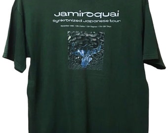 Vintage 90s Jamiroquai Synkronized Japan Tour Concerts Band