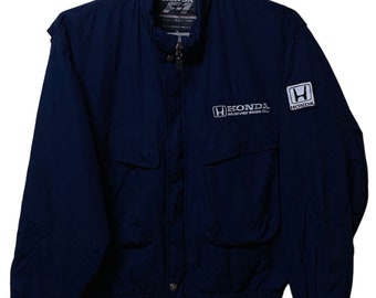 Vintage Honda motor sport Grand Prix Racing Team Jacket / HKS racing / Large size