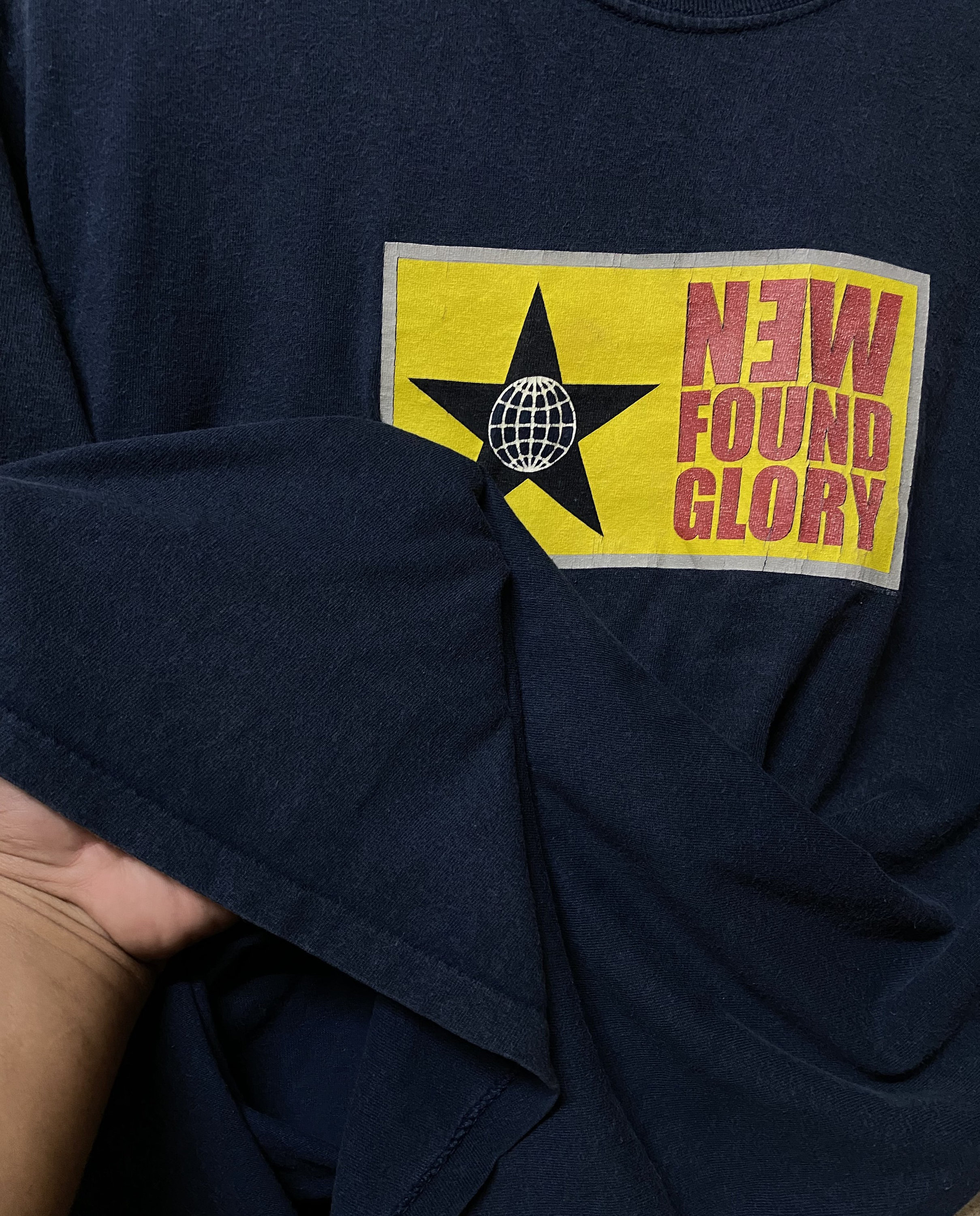 Vintage New Found Glory T Shirt / Punk Rock Harcore Tee Blue