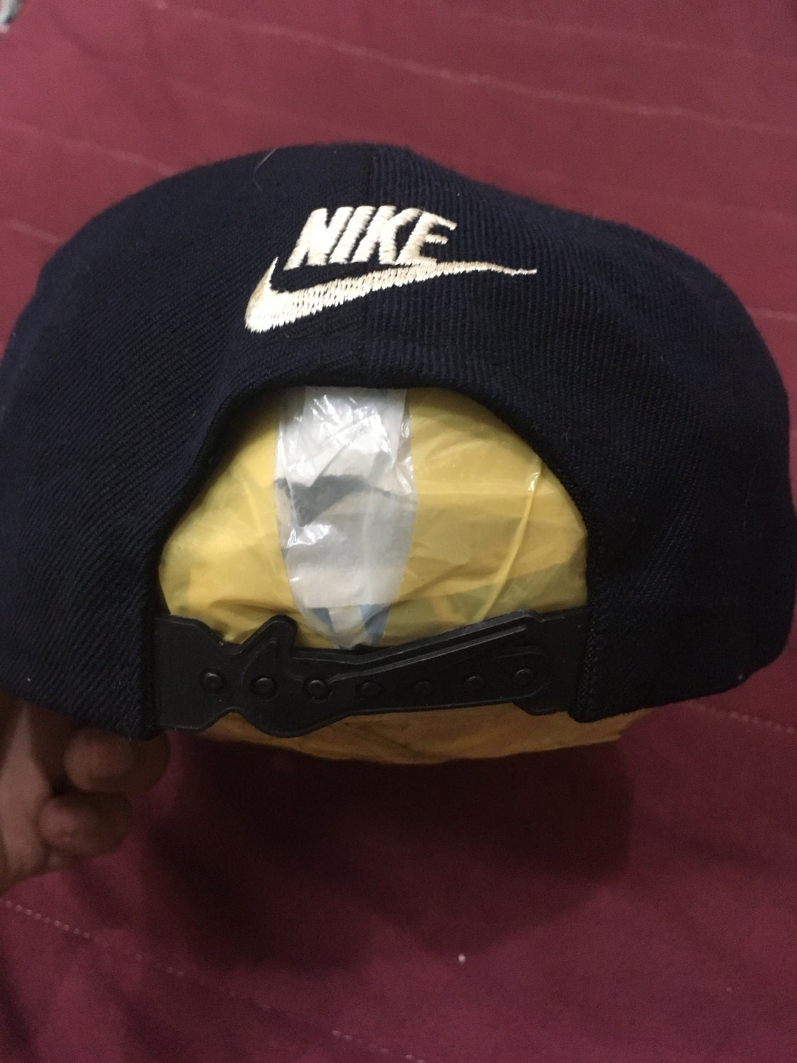 【NIKE vintage】ペニーハーダウェイ　キャップ ブラック VINTAGE Nike Hat Cap Strap Back Black White Mesh Lightweight