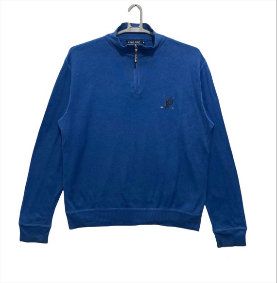 Vintage 90s Polo Ralph Lauren Golf Logo Sweatshirts Large Size 