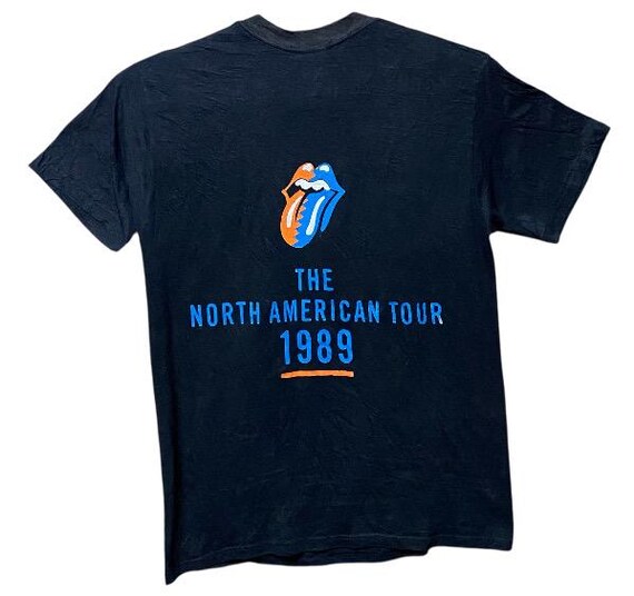 Vintage the Rolling Stones 89 the North American Tour 1989 T-shirt