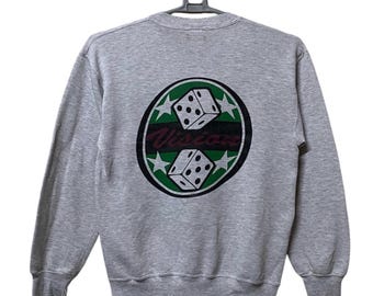 Vintage Vision Street Wear Skateboard Surfer Pullover Punk Sweatshirt M Größe made in usa