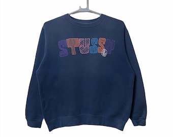 【希少デザイン】　ステューシー　スウェット　ビッグロゴ Crewneck 希少デザイン】ステューシースウェットビッグロゴ Crewneck