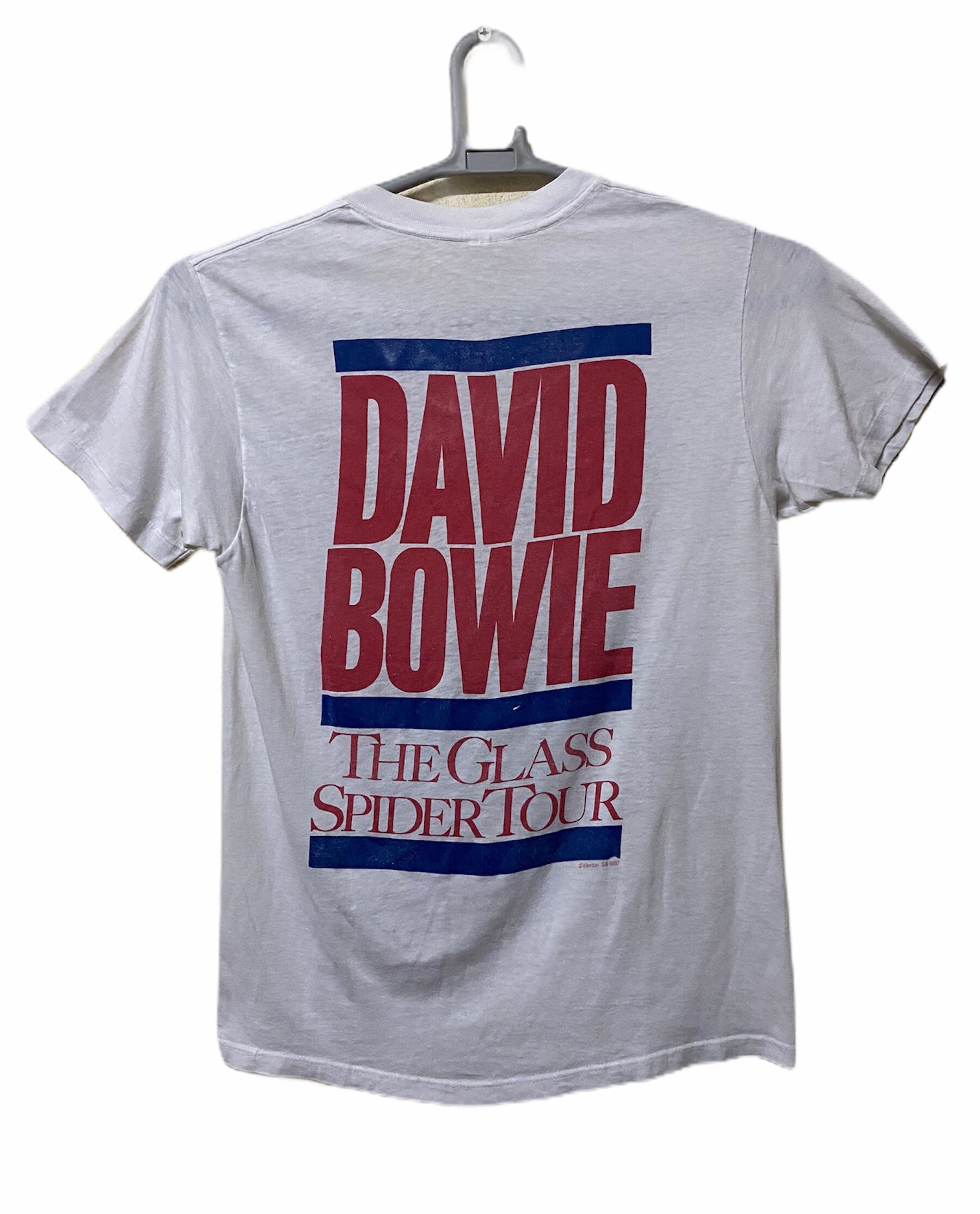 80s Vintage 1987 David Bowie the Glass Spider Tour Shirt 50/50