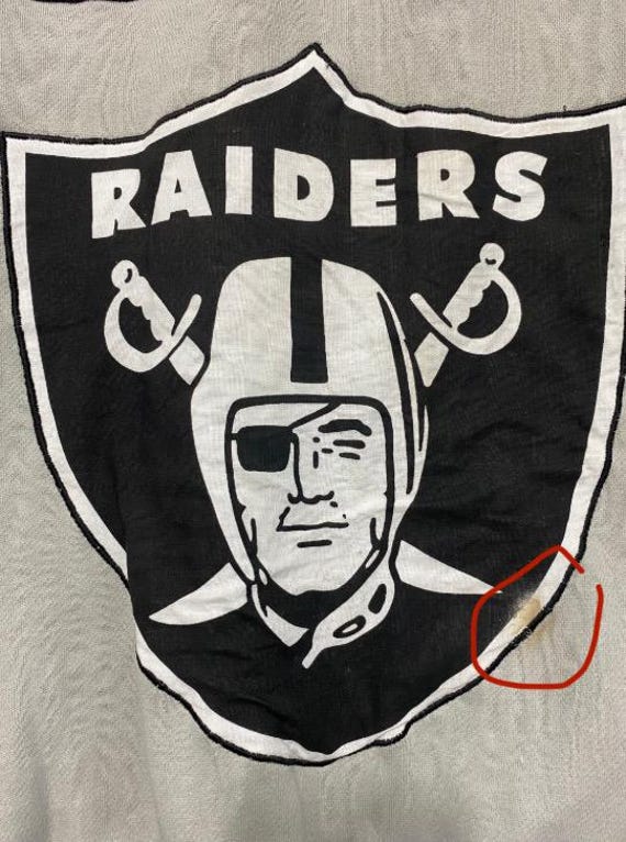 激レア　90s  NFL LOS ANGELES RAIDERS ヴィンテージ Vintage 90s Sports Specialties Los Angeles Raiders Script