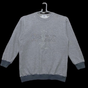 Vintage Yves Saint Laurent Embroidery big logo sweatshirt M size