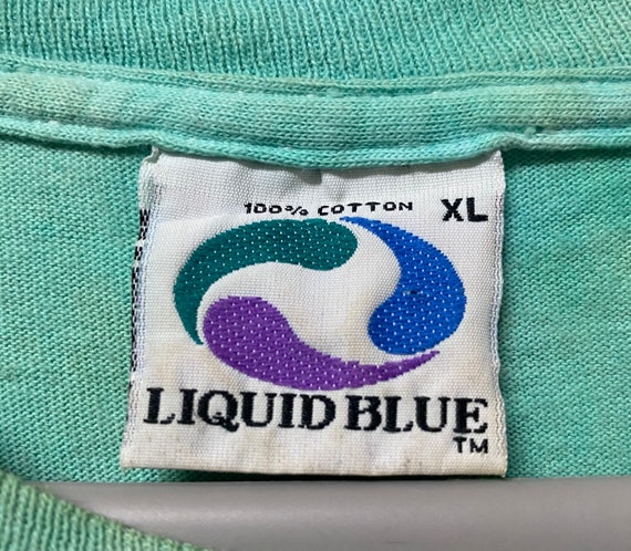 Vintage Grateful Dead Liquid Blue 1990 Olympic Velodrome Tour Tee