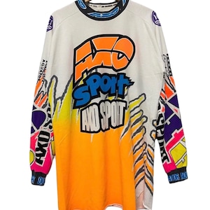 Vintage AXO Sport Racing Team Shirt Motocross moto-X race jersey scramble made in usa