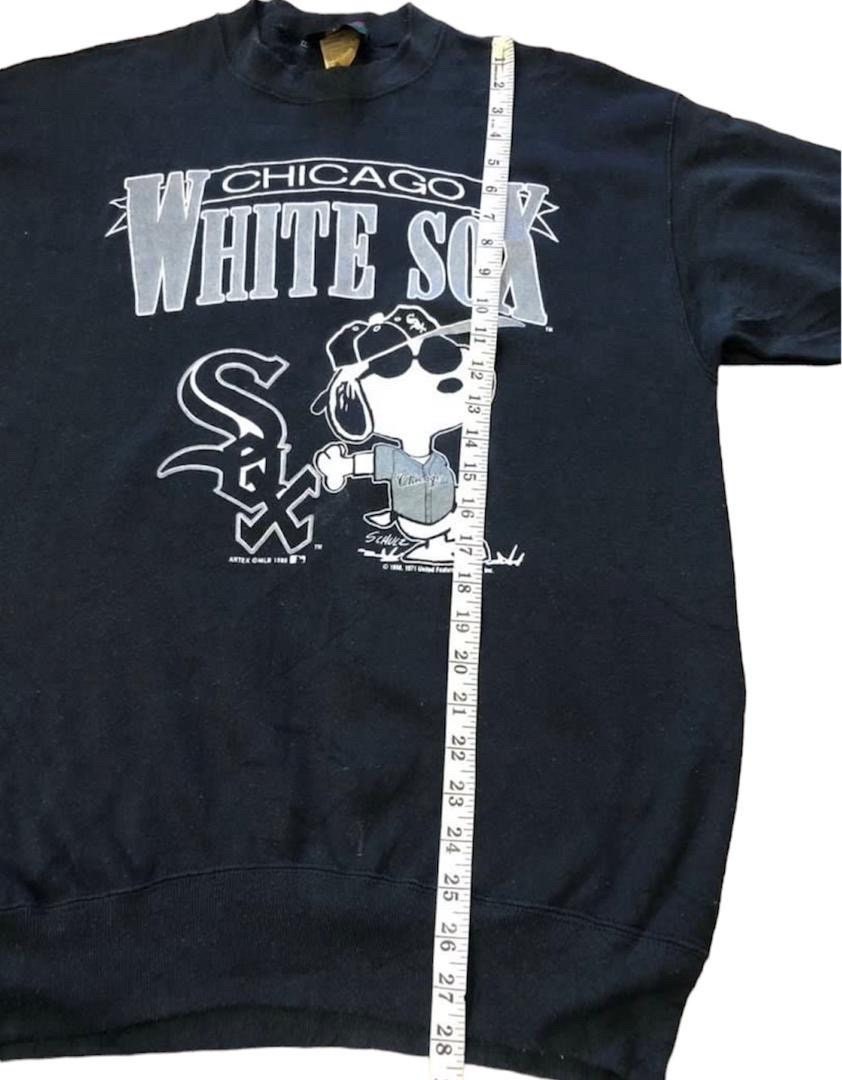 90s USA製 WHITE SOX x スヌーピー シングルステッチ サイズM