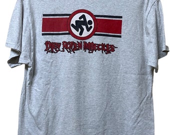 Vintage DRI Dirty Rotten Imbeciles Hardcore punk t shirt grey colour