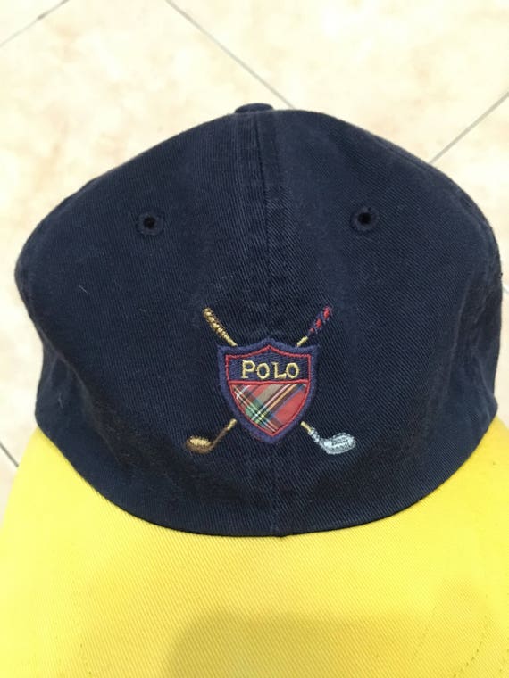Vintage 90s Polo Golf by Ralph Lauren Spell Out Big Logo Hat Vintage 90s Polo Golf by Ralph Lauren Spell Out Big Logo Hat