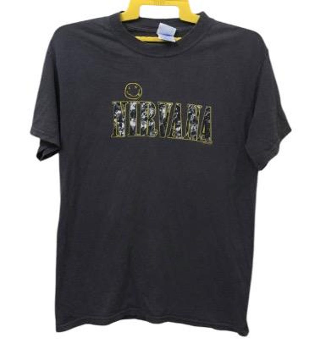 Vintage 90s Nirvana Smile Tour Grunge Kurt Cobain Band Shirt M