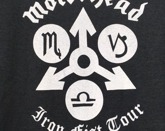 Unisex Motörhead T-Shirt - Iron Fist Tour 1982 - Black – Eye Candy