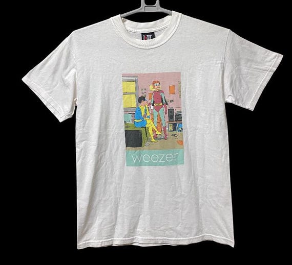 Vintage 2001 Weezer Japan Tour Shirt Grunge Band Indie Britpop