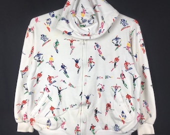 Vintage Ken done done under full print sweatshirt M size