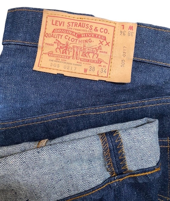 80s Vintage News Old Stock Levi's 505 Denim Jeans Usa 38 34 80s Vintage News Old Stock Levi's 505 Denim Jeans Usa 38 34