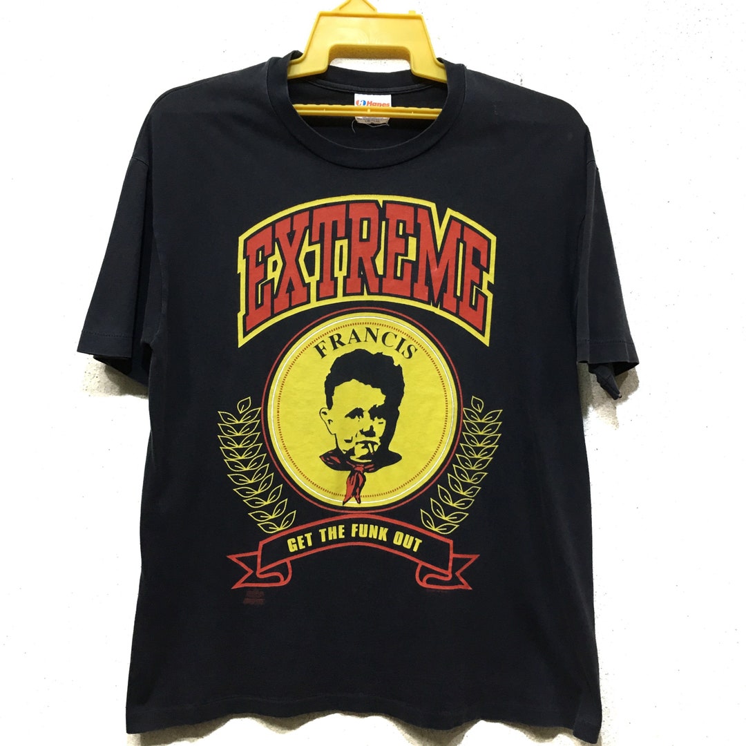 Vintage 90s EXTREME Get Funk Out Tour Band T-shirt Black