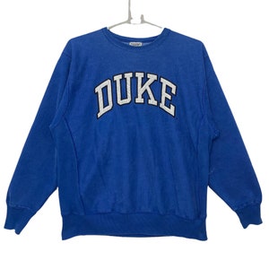 Vintage Duke University Sweatshirt green colour XL size blue colour