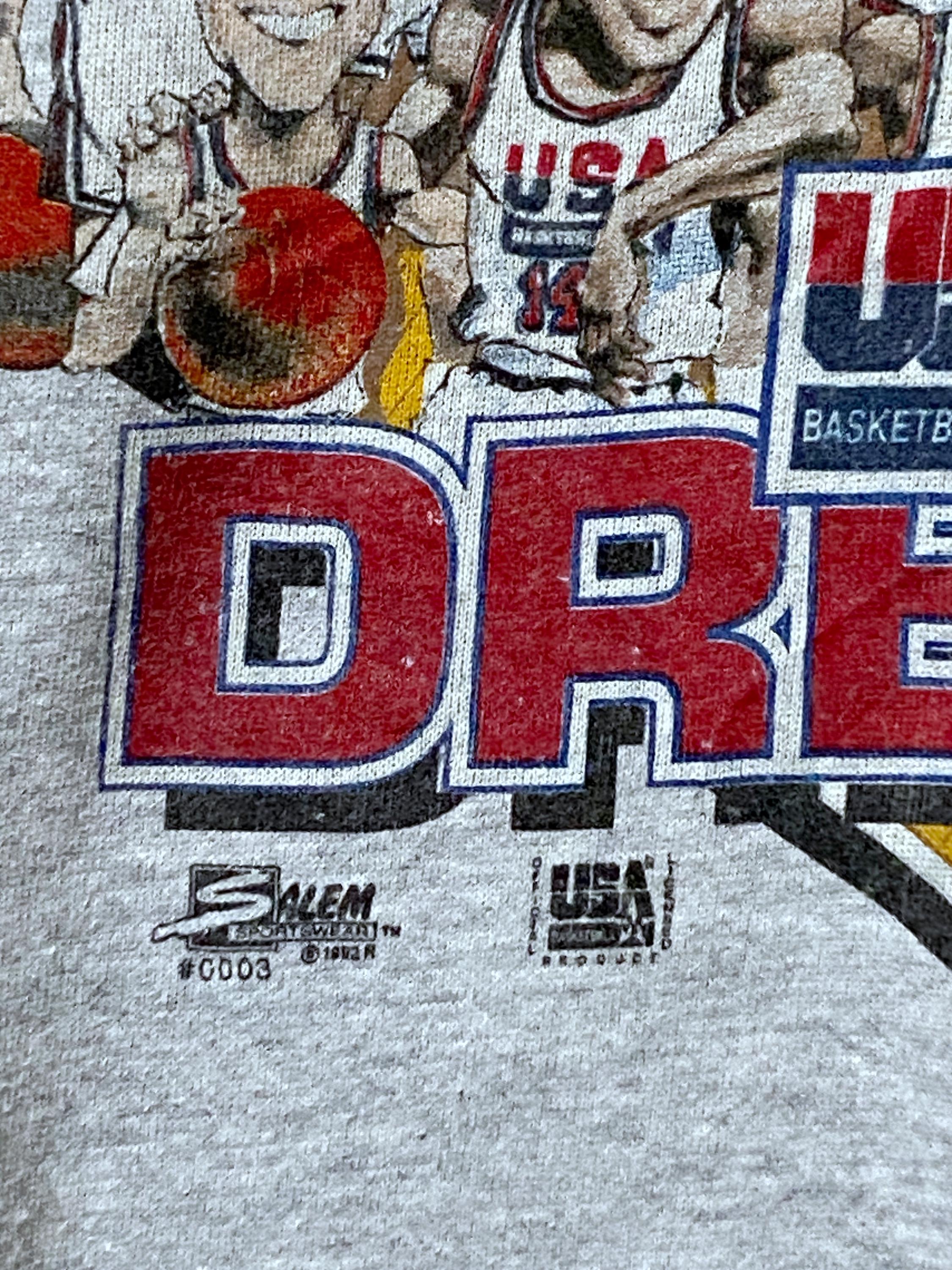 Vintage 80s USA Basketball Dream Team Crewneck Big Logo
