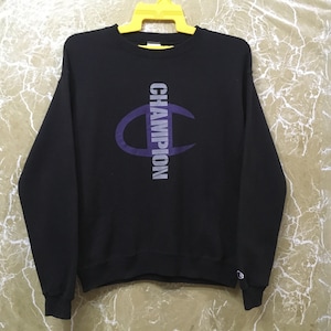 Vintage Champion Sweatshirt mit Rundhalsausschnitt