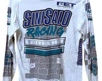 SINISALO Kawasaki Racing メッシュシャツ 1990年製 SINISALO Kawasaki Racing メッシュシャツ 1990年製 - メルカリ