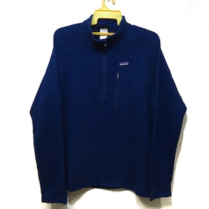 Vintage PATAGONIA half zipper sweatshirt Blue colour