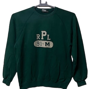 Vintage 1991 Polo Ralph Lauren crewneck sweatshirt jumper casual sweatshirt medium size
