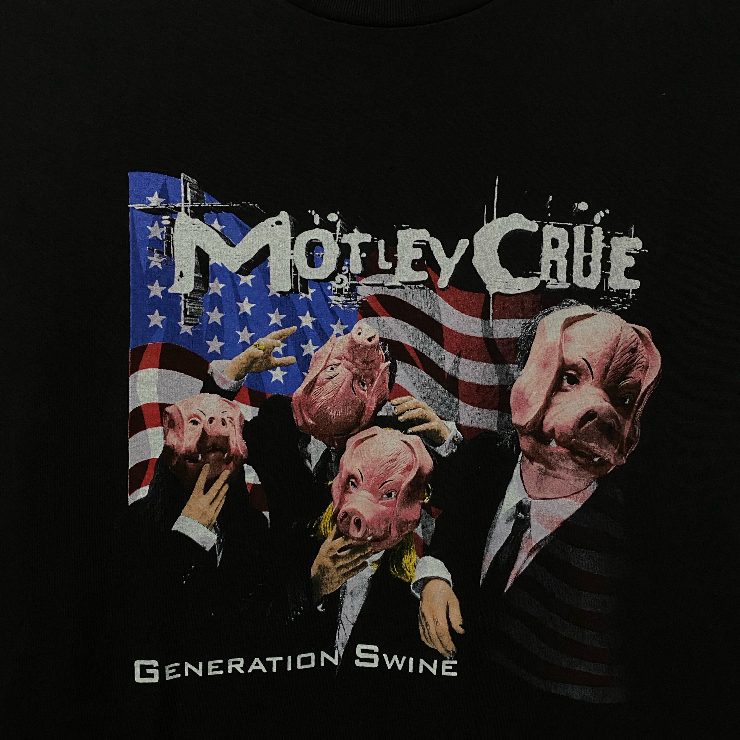Generation Swine!!! Vintage Heavy Metal 1997 MOTLEY CRUE PIG
