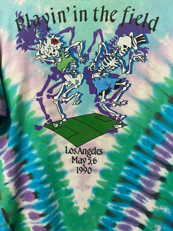 1990 Grateful Dead vintage Tシャツ Vintage 1990 GRATEFUL DEAD Heads on Tour T Shirt Size XS-S / Rare
