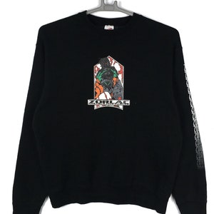 Vintage 90s Zorlac Skateboard Destructive Forces army Sweatshirt L size