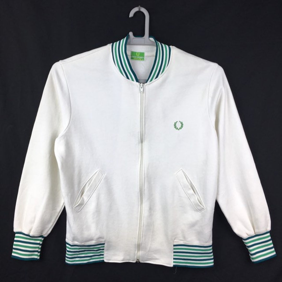 90s Fred Perry Embroidery Logo Zipper Jacket Made in Japan M - Etsy