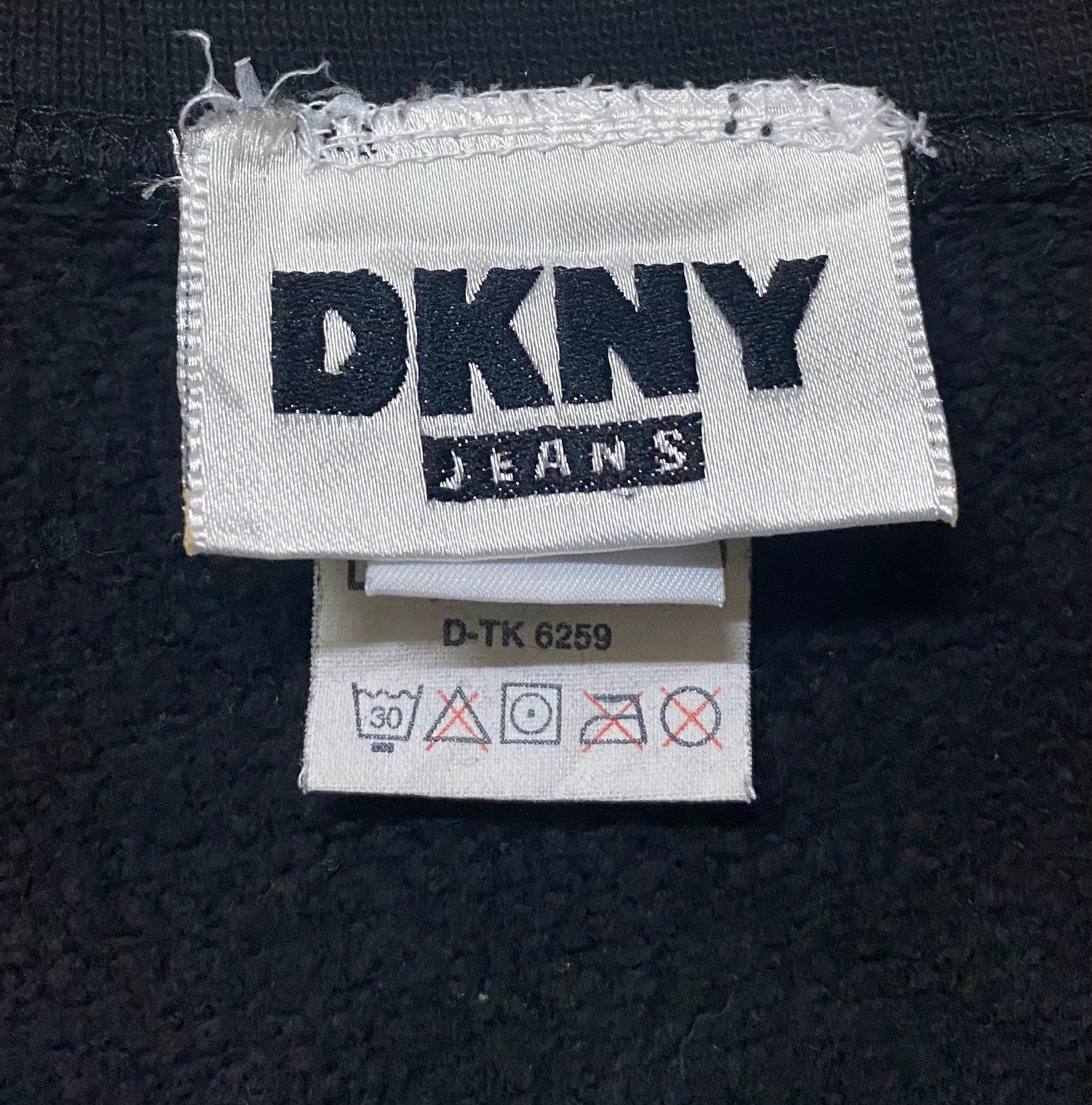 Vintage 90s DKNY Donna Karen New York Crewneck Big Logo