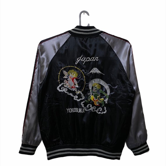 Vintage Souvenir Sukajan Satin Yokosuka Embroidery Souvenir Jacket Vintage Souvenir Sukajan Satin Yokosuka Embroidery Souvenir Jacket