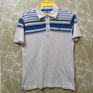 Vintage Hang Ten polo shirt vintage Hang Ten Skate Surf Surfir Hawaii Stripe polo Shirt Rare
