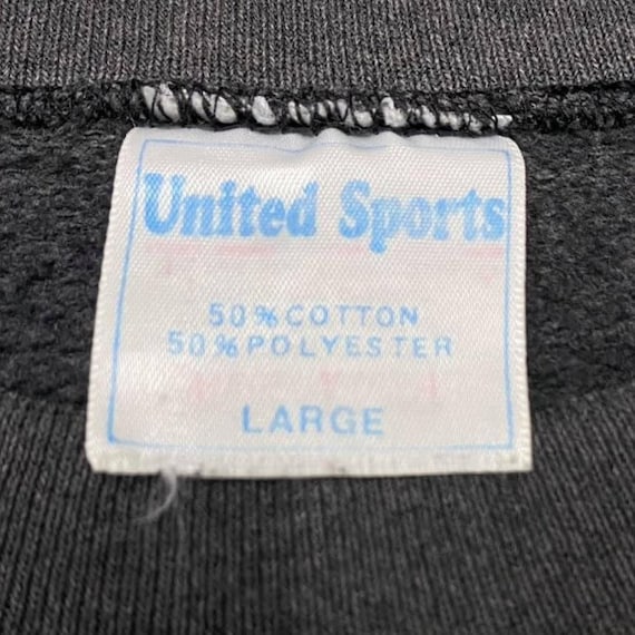 Vintage 80s Thrasher Distressed Skateboard Sweatshirt Black