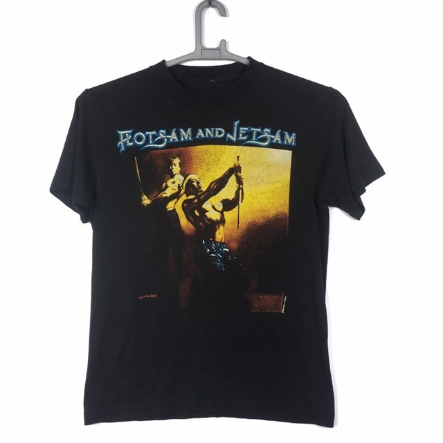 80s Flotsam and Jetsam T Shirt/ Vintage Metal Band Shirt/ No Place 