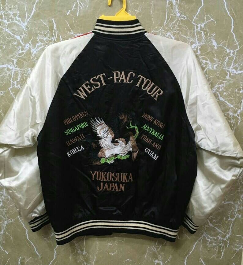 80s WEST-PAC tour スーベニアジャケット 超レア！80s USS WEST PAC