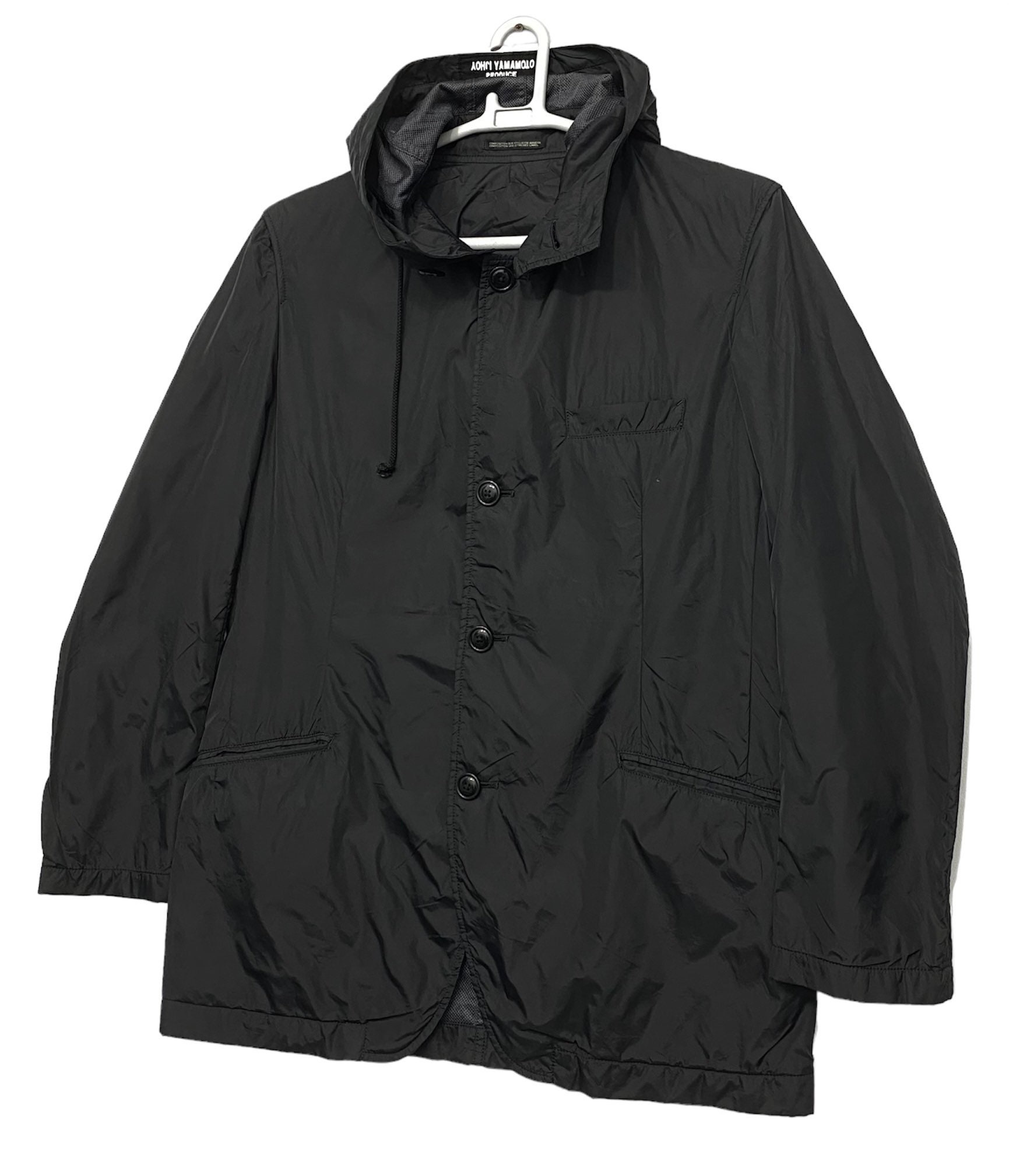 AW16 Yohji Yamamoto Hoodie Signature Jacket Men Japan Brand